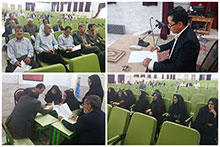 برگزاری جلسه مشترک شورای دبیران دبیرستانهای دوره اول پسرانه و دخترانه حضرت مجتبی(ع)