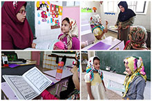 برگزاری کلاس‌های تابستانه در دبستان دخترانه حضرت مجتبی(ع)