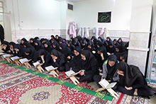 مراسم دهه آخر صفر در دبیرستان دوره دوم دخترانه حضرت مجتبی(ع)