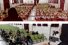 سخنرانی کارشناسان سلامت روان به مناسبت هفته سلامت روان در دبستان دخترانه حضرت مجتبی(ع)
