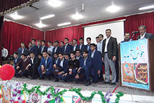 برگزاری جشن به مناسبت ایام الله دهه فجر و تقدیر از دانش آموزان برتر دبیرستان پسرانه دوره دوم حضرت مجتبی(ع)
