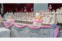 برگزاری جشن تکلیف دانش آموزان دبستان دخترانه حضرت مجتبی(ع)