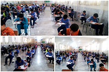 برگزاری مسابقه احکام درون مدرسه در دبستان پسرانه حضرت مجتبی(ع)