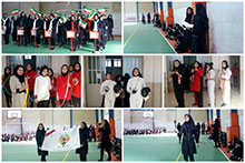 برگزاری المپیاد ورزشی دبیرستان دوره اول دخترانه حضرت مجتبی(ع)