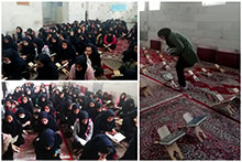 آغاز طرح روزی با قرآن در دبیرستان دخترانه دوره اول حضرت مجتبی(ع)