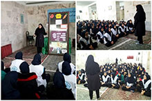 اجرای طرح آهن یاری و مکمل یاری در دبیرستان دوره اول دخترانه حضرت مجتبی(ع)