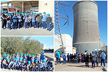 بازدید از «نیروگاه سیکل ترکیبی» توسط دانش‌آموزان دبستان پسرانه حضرت مجتبی(ع)