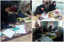 شرکت دانش‌آموزان دبیرستان دوره اول دخترانه حضرت مجتبی(ع) در مسابقات فرهنگی- هنری 