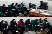 سومین جلسه شورای دانش‌آموزی در دبیرستان دوره اول دخترانه حضرت مجتبی(ع)