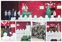 برگزاری جشن بازگشایی مدرسه در دبستان پسرانه حضرت مجتبی(ع)