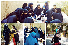 اردوی تشویقی بازدید از بوستان طوبی در دبیرستان دخترانه دوره دوم حضرت مجتبی(ع)