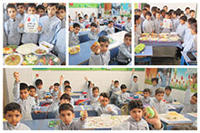 برگزاری مراسم روز جهانی تخم مرغ در دبستان پسرانه حضرت مجتبی(ع)