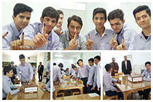 برگزاری انتخابات شورای دانش‌آموزی در دبیرستان پسرانه دوره دوم حضرت مجتبی(ع)