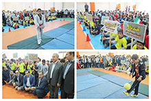 افتتاحیه المپیاد ورزشی در دبستان پسرانه حضرت مجتبی(ع)