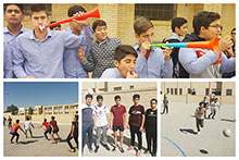 برگزاری مسابقه فوتبال به مناسبت 13 آبان در دبیرستان دوره اول پسرانه حضرت مجتبی(ع) 
