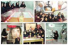 بازدید دانش‌آموزان پایه ششم دبستان دخترانه حضرت مجتبی (ع) از موزه سلامت