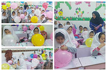 اجرای طرح املای بادکنکی در کلاس دوم دبستان دخترانه حضرت مجتبی(ع)