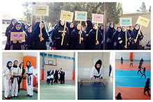 برگزاری المپیاد ورزشی در دبیرستان دخترانه دوره اول و دوره دوم حضرت مجتبی(ع)