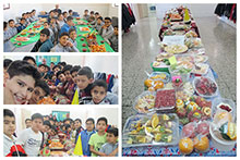 جشن میوه های پاییزی در دبستان پسرانه حضرت مجتبی(ع)
