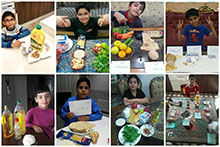 آشنایی دانش‌آموزان با گروه‌های مواد غذایی در دبستان پسرانه حضرت مجتبی(ع)