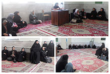 جلسه انجمن اولیا و مربیان در دبیرستان دخترانه دوره دوم حضرت مجتبی(ع) 