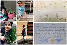 فعالیت روز درختکاری توسط دانش‌آموزان دبستان پسرانه حضرت مجتبی(ع)