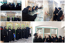 بازدید از موزه امامزاده جعفر(ع) توسط دانش‌آموزان دبیرستان دوره اول دخترانه حضرت مجتبی(ع)