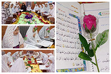 برگزاری جشن آموزش 33 روزه قرآن در دبستان دخترانه حضرت مجتبی(ع)