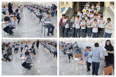 برگزاری مسابقات کتابخوانی در دبستان پسرانه حضرت مجتبی(ع)