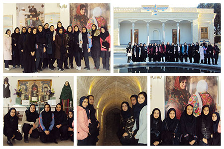 بازدید از آتشکده زرتشتیان توسط دانش آموزان دبیرستان دخترانه دوره اول حضرت مجتبی(ع)