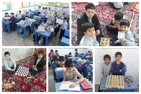 تدریس تقارن، ترویج فرهنگ کتاب و کتابخوانی و خلاقیت در کلاس دوم دبستان پسرانه حضرت مجتبی(ع)