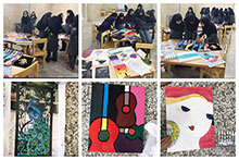 فعالیتهای هنری در دبیرستان دخترانه دوره اول حضرت مجتبی(ع)
