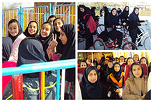 برگزاری اردوی تفریحی در دبیرستان دخترانه دوره اول حضرت مجتبی(ع)