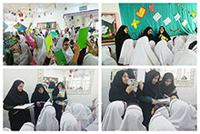 برگزاری یک صبحگاه متفاوت و پرشور و شوق برای دانش‌آموزان در دبستان دخترانه حضرت مجتبی(ع)