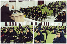 برگزاری جلسه پیشگیری از آسیب‌های اجتماعی در دبیرستان دخترانه دوره اول حضرت مجتبی(ع)
