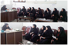 برگزاری جلسه شورای معاونین در دبستان دخترانه حضرت مجتبی(ع)
