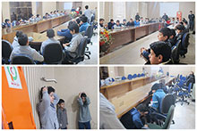 بازدید دانش‌آموزان پایه‌ ششم دبستان پسرانه حضرت مجتبی(ع) از هلال احمر استان یزد