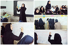 اجرای مرحله دوم طرح داناب در دبیرستان دخترانه دوره اول حضرت مجتبی(ع)