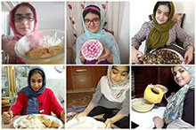 آشپزی در منزل توسط دانش‌آموزان دبستان دخترانه حضرت مجتبی(ع)