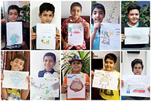 گرامیداشت روز جهانی محیط‌زیست توسط دانش‌آموزان دبستان پسرانه حضرت مجتبی(ع)