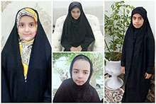 گرامیداشت تاسوعا و عاشورای حسینی توسط دانش‌آموزان پایه چهارم دبستان دخترانه حضرت مجتبی(ع)