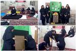 فضاسازی دبیرستان دوره اول دخترانه حضرت مجتبی(ع) به مناسبت ایام فاطمیه