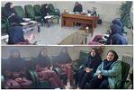 جلسه شورای دانش‌آموزی در دبیرستان دوره اول دخترانه حضرت مجتبی(ع)
