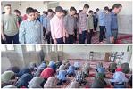 برگزاری نماز جماعت در دبیرستان دوره اول پسرانه حضرت مجتبی(ع)