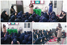 برگزاری جلسه اولیا دانش‌آموزان پایه نهم جهت هدایت تحصیلی در دبیرستان دخترانه دوره اول حضرت مجتبی(ع)