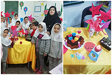 جشن تدریس کلمه حتی در کلاس دوم دبستان دخترانه حضرت مجتبی(ع)
