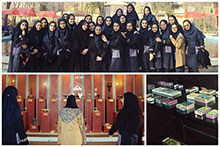 بازدید از موزه قصر آینه توسط دانش‌آموزان دبیرستان دخترانه دوره اول حضرت مجتبی(ع)
