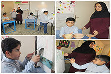 تدریس درس هنرمند در کلاس دوم دبستان پسرانه حضرت مجتبی(ع)