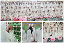 حضور دانش‌آموزان کلاس سوم دبستان دخترانه حضرت مجتبی(ع) در امامزاده سید جعفر(ع)