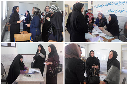 تشکیل جلسه اولیا با دبیران در دبیرستان دخترانه دوره دوم حضرت مجتبی(ع)
